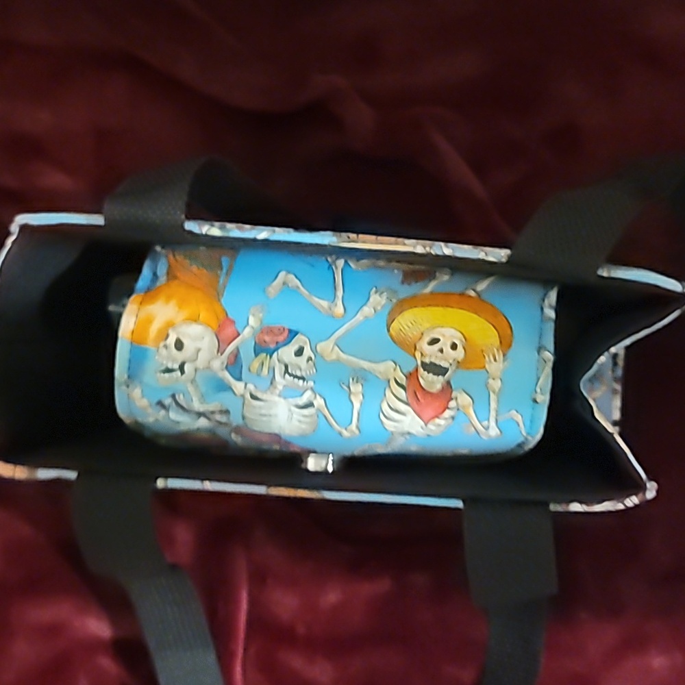 Skeleton Blue Bag - Picture 5 of 10